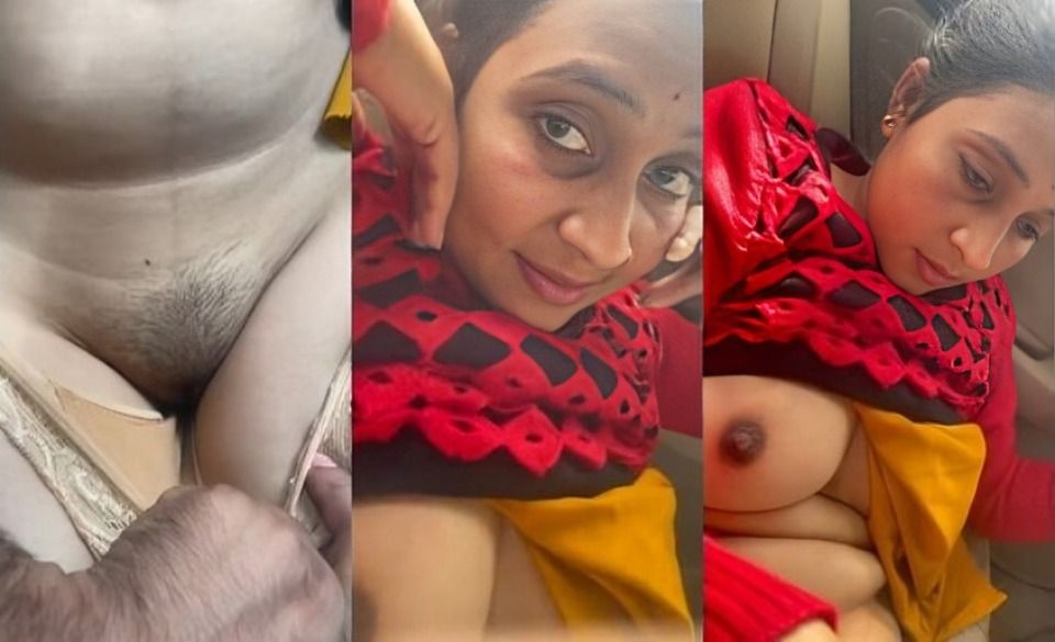 Sexy Bhabhi Shows Boobs And Pussy In Car With Hindi Talking