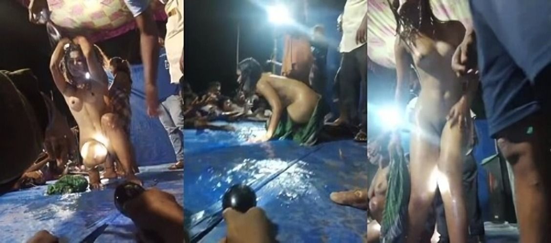 Indian Vlg Randi Striping Dance Show Night
