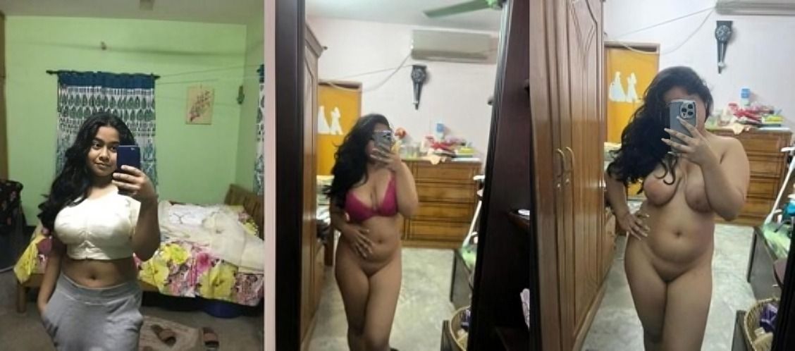 Sexy Indian Girl Shows Her Hanging Boobs And Pussy