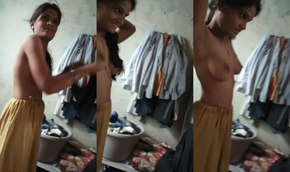 Indian Wife Shows Her Boobs Dress Change