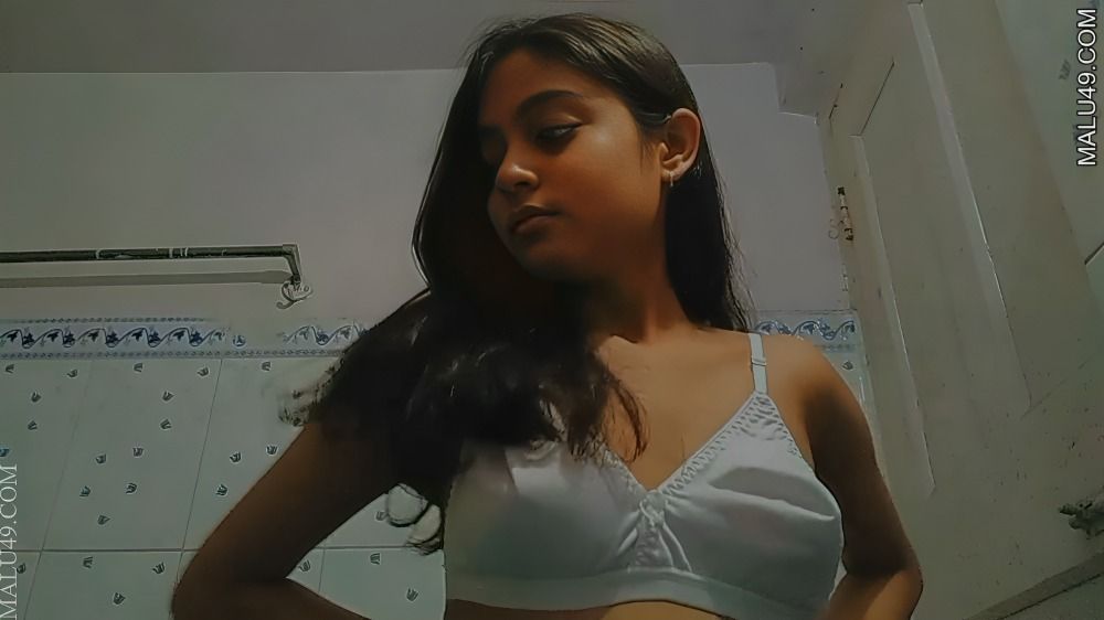 Cute Indian Mal Shows Boobs Bathroom
