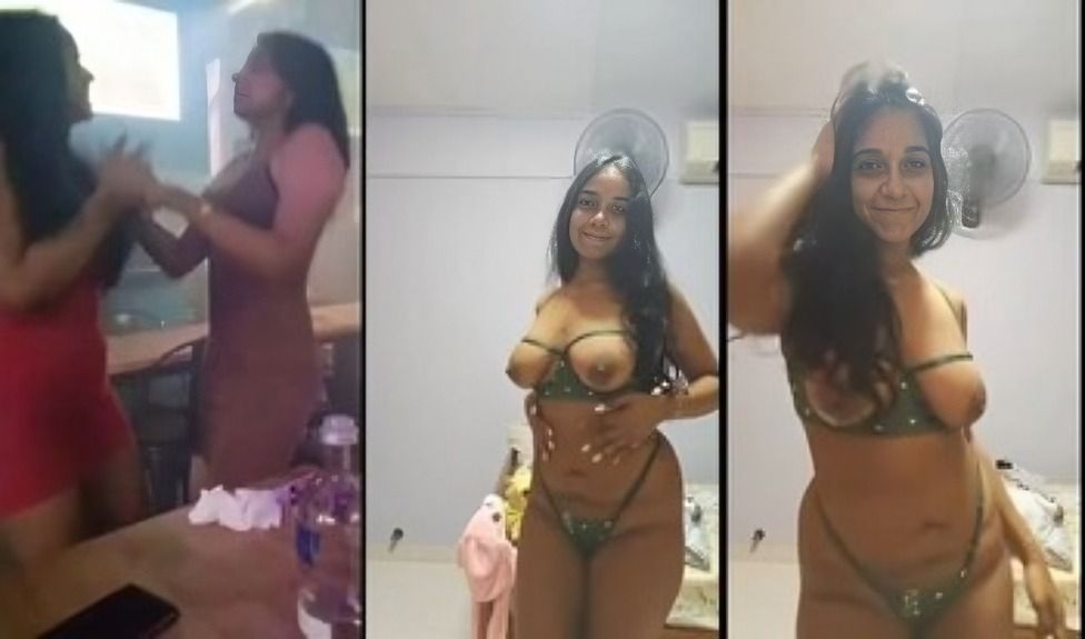 Sexy Indian Girl Dance Shows Boobs