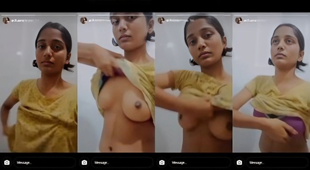 Cute Indian Mal Shows Her Boobs