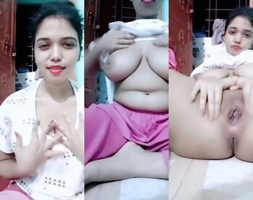 Horny Indian Girl Shows Her Big Boobs And Fingering