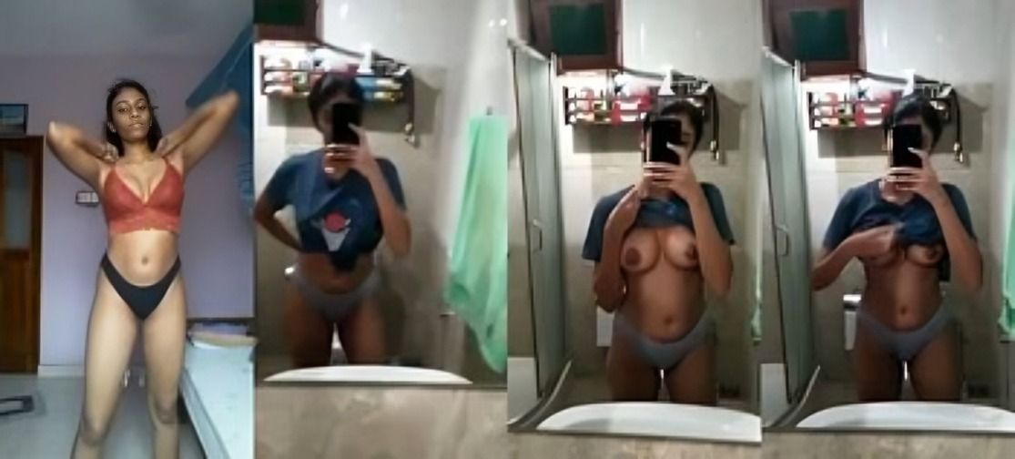 Cute Indian Slim Girl Shows Boobs