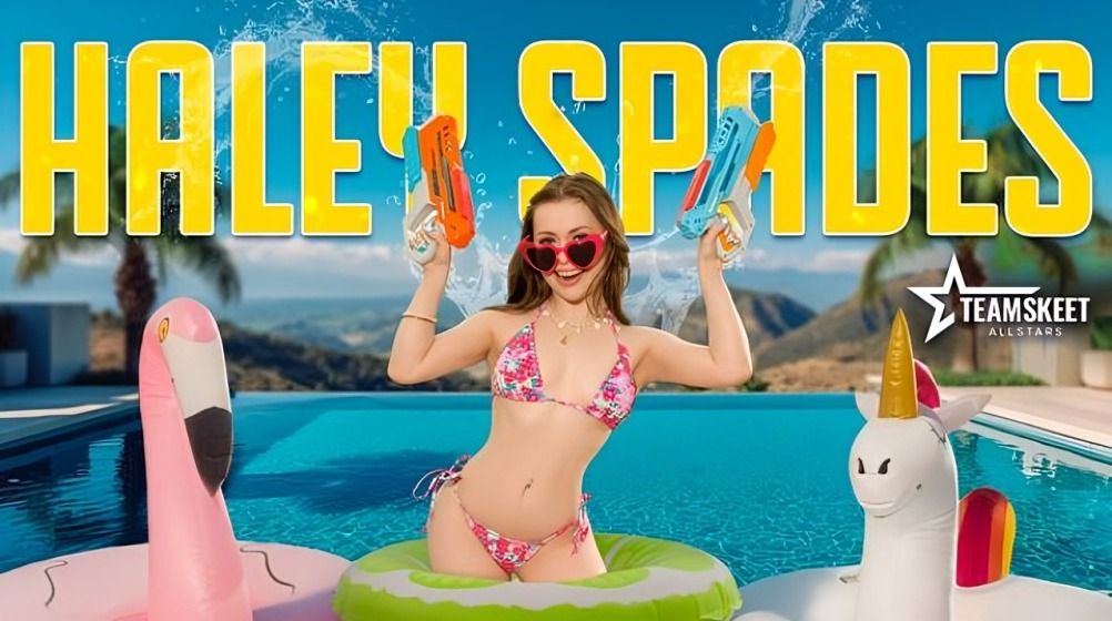 [TeamSkeetAllstars] March Spotlight – Haley Spades Gets Spring Break Ready With A Big Cock!