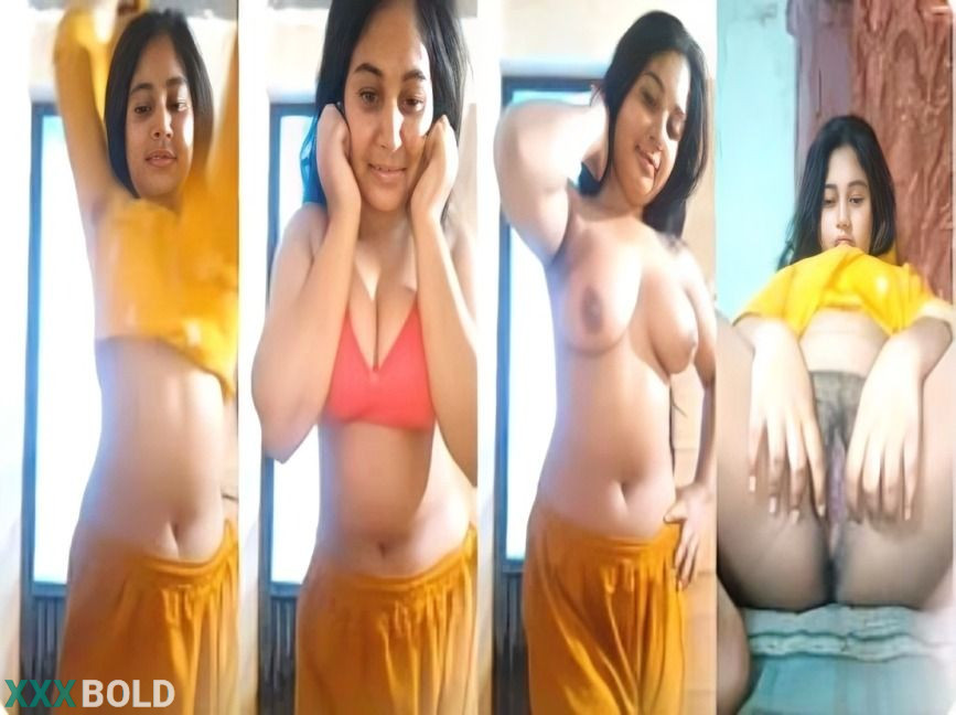 Beautiful Horny Girl Showing Hairy Asshole Fingering